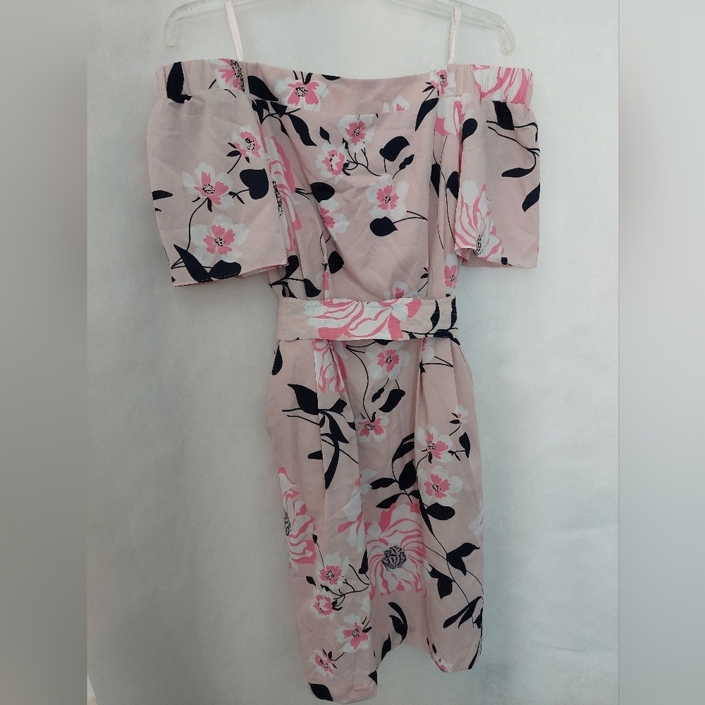 Eliza J Obi Pink Floral Dress Size 8